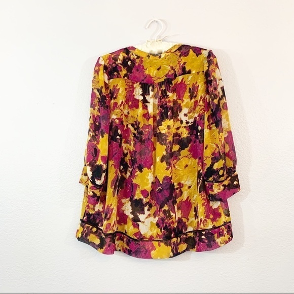 Urban Outfitters Staring At Stars Sheer Floral Top - Picture 2 of 4